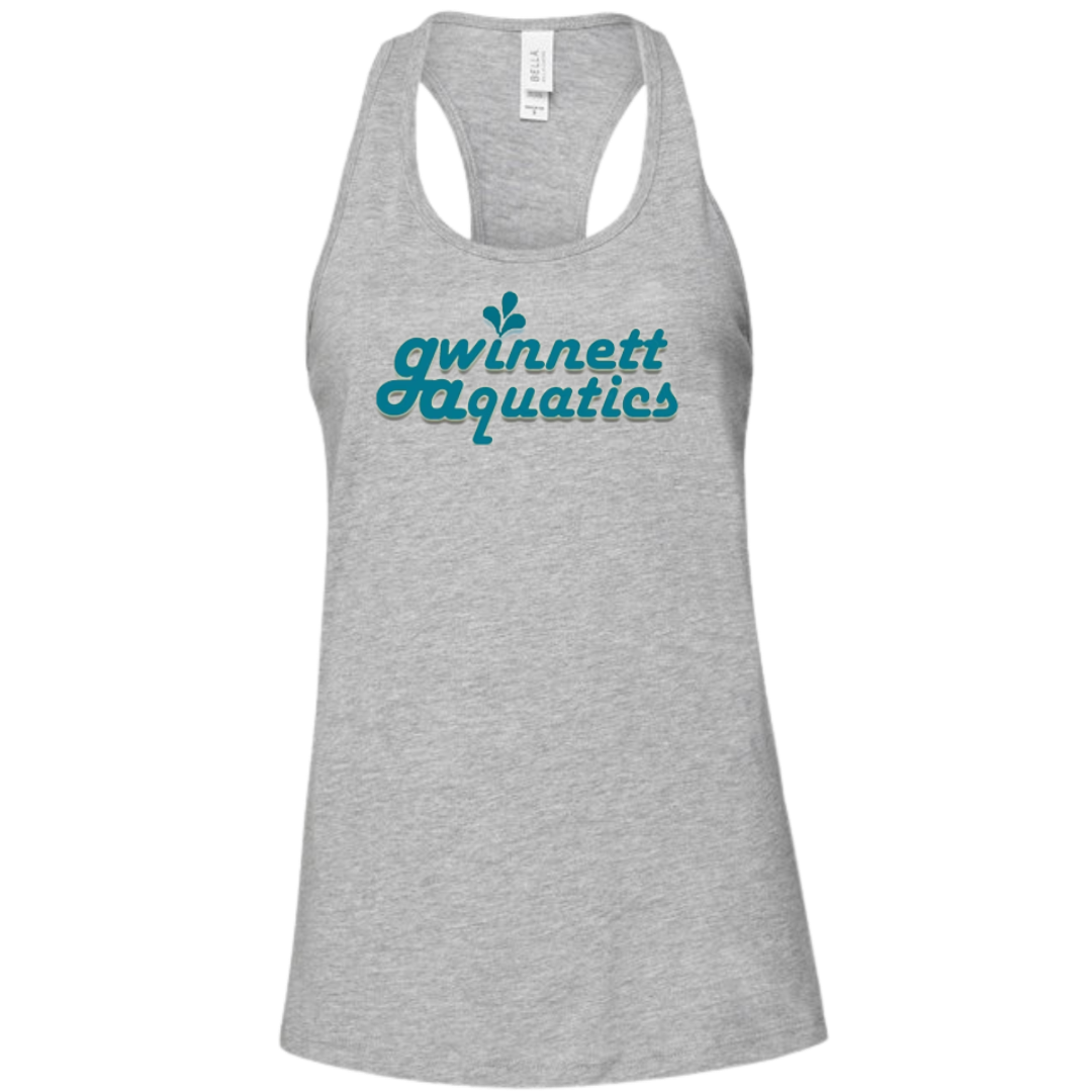 Ladies' Racer Back Tank (Customized) - Gwinnett Aquatics