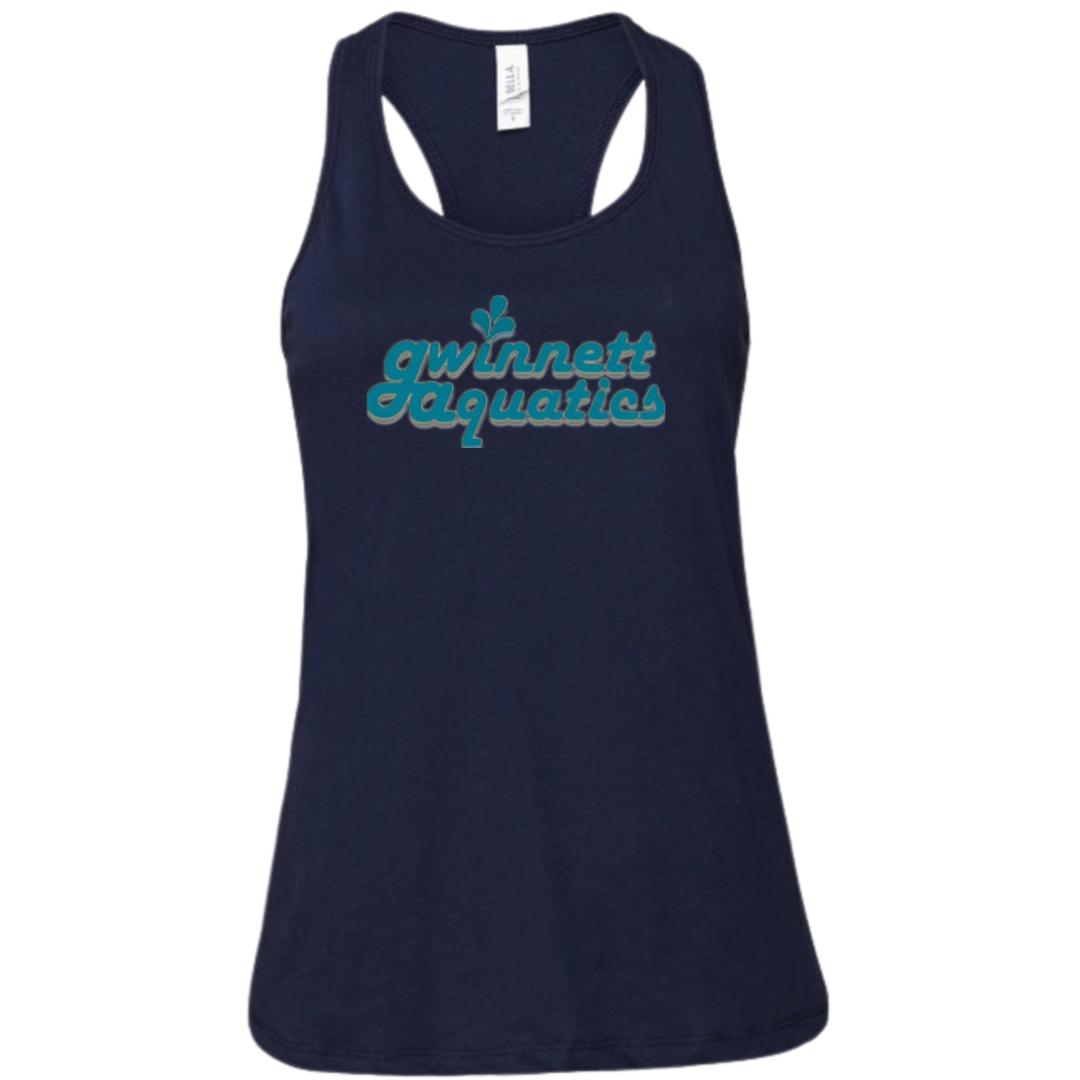 Ladies' Racer Back Tank (Customized) - Gwinnett Aquatics