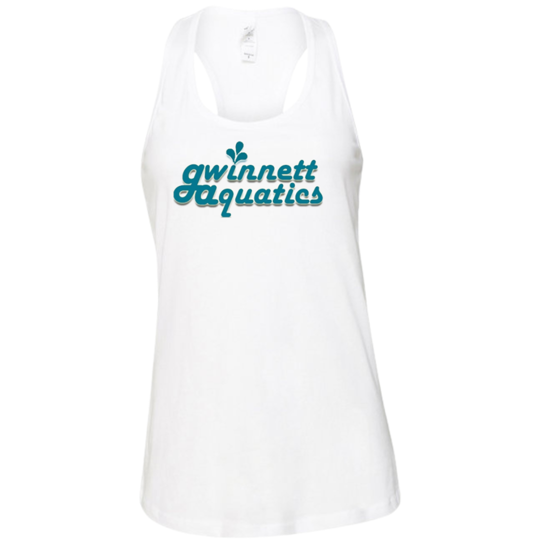 Ladies' Racer Back Tank (Customized) - Gwinnett Aquatics