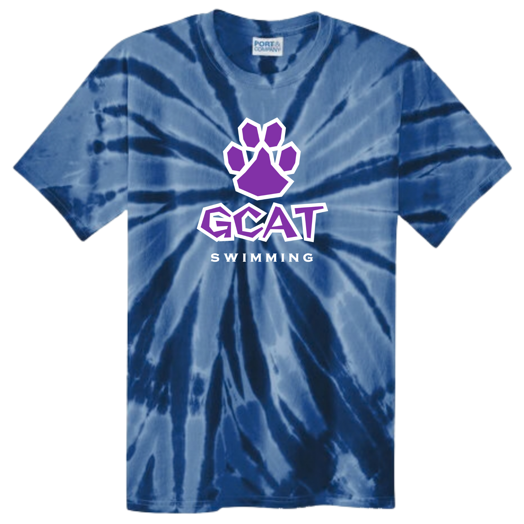 Tie Dye Short Sleeve T-Shirt (Customized) - GCAT