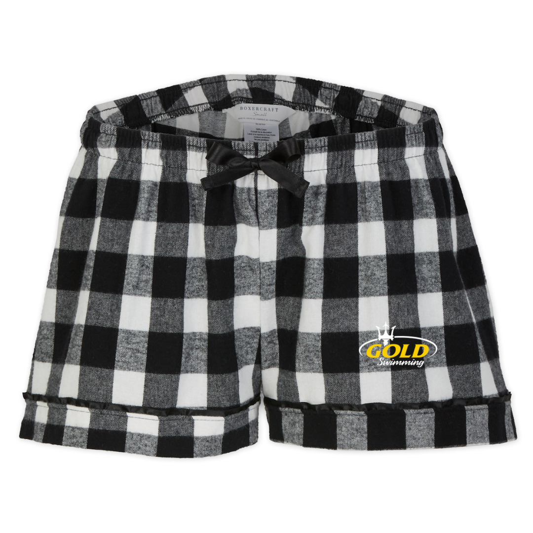 Boxercraft Women's Flannel Short (Customized) - Chattahoochee Gold