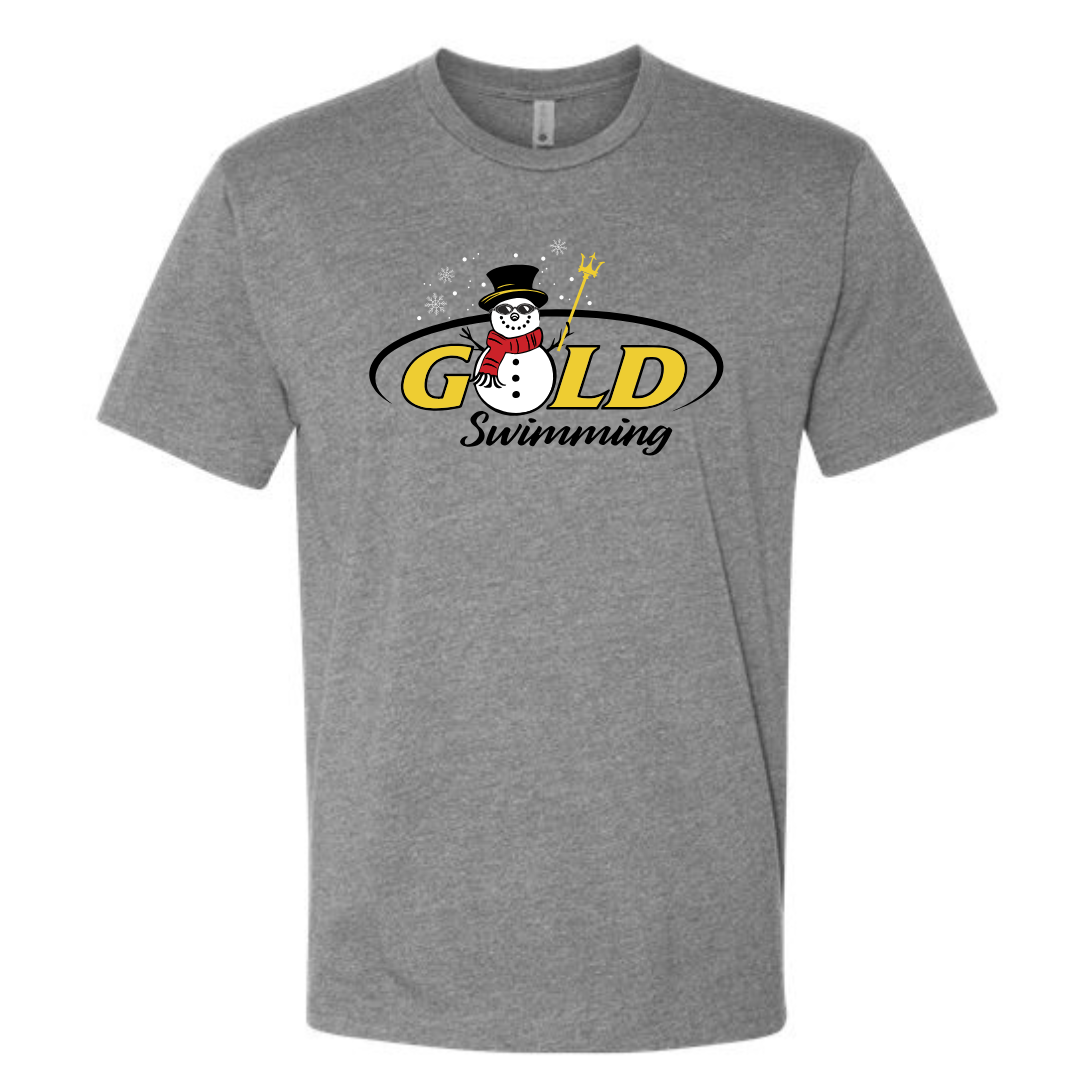 Short Sleeve T-Shirt Winter Edition Snowman Logo NEW!! (Customized) - Chattahoochee Gold