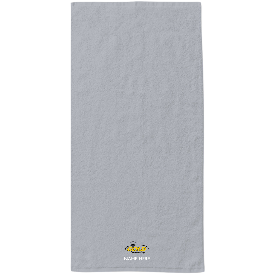 34" x 70" Velour Towel (Customized) - Chattahoochee Gold