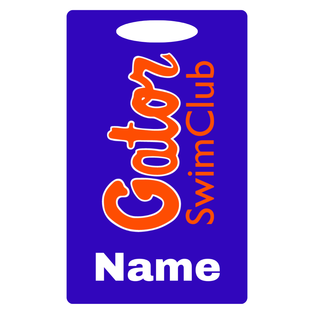 Aluminum Bag Tag (Customized) - Gator