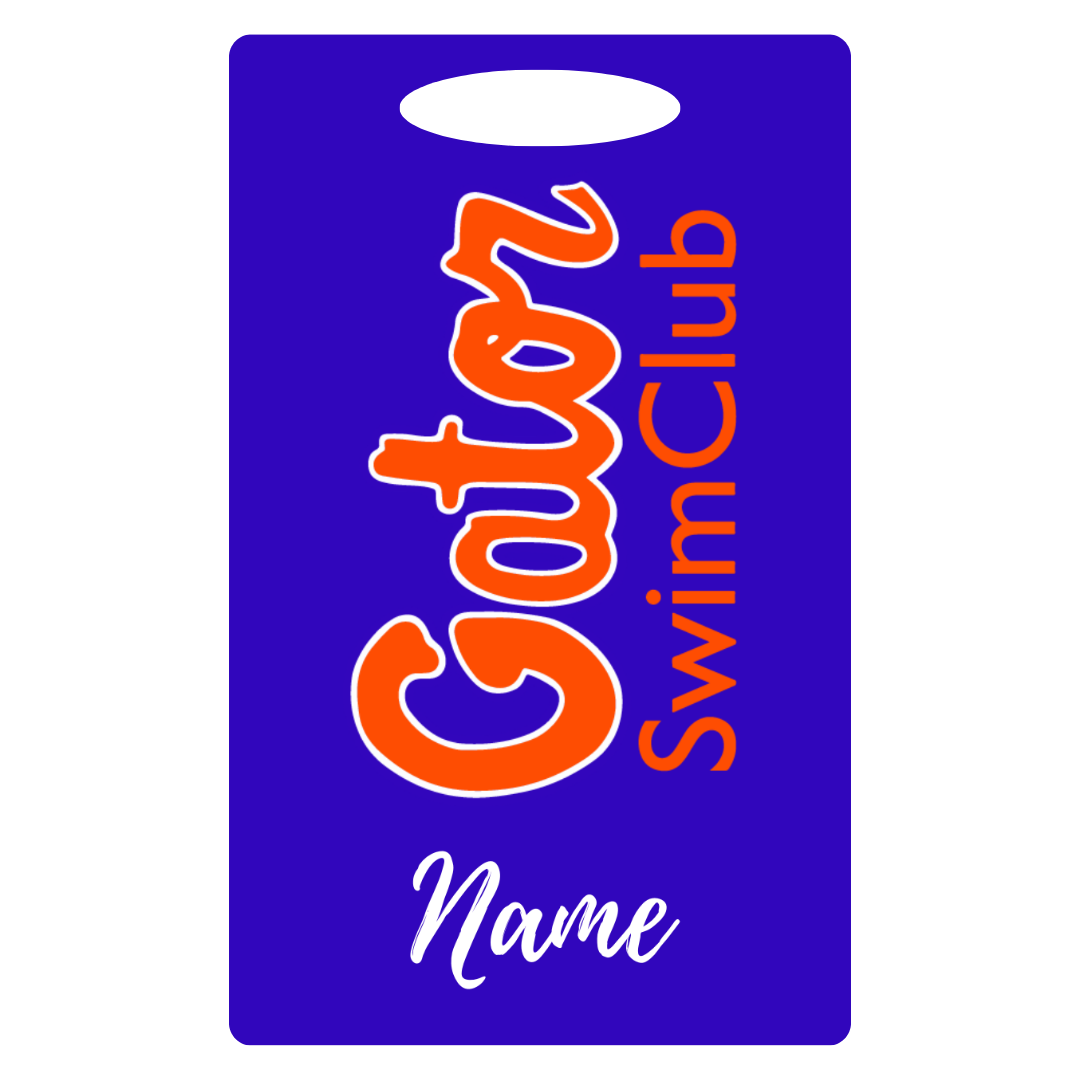 Aluminum Bag Tag (Customized) - Gator