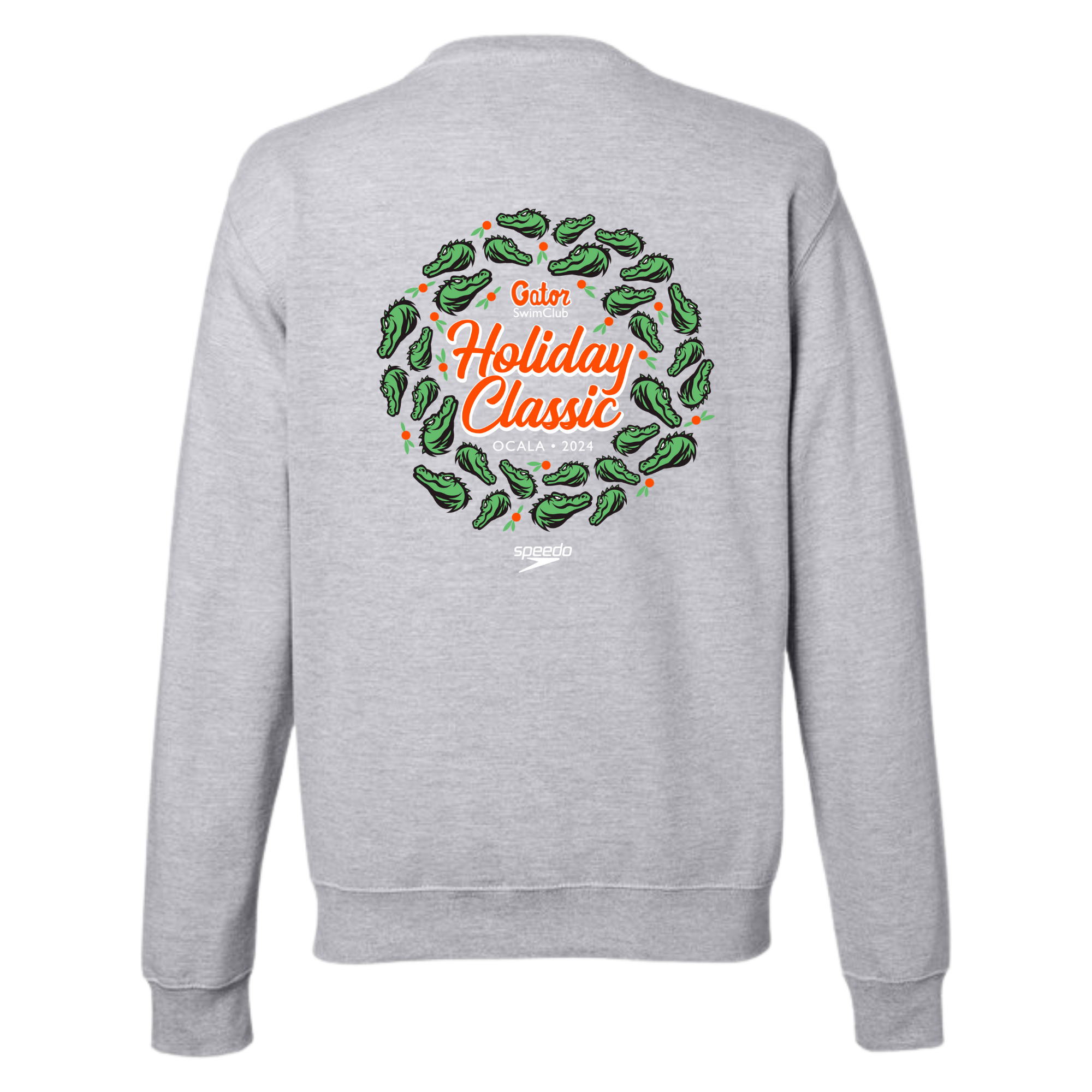 Fleece Crew Neck Sweatshirt Front & Back Logo (Customized) - 2024 Speedo Holiday Classic