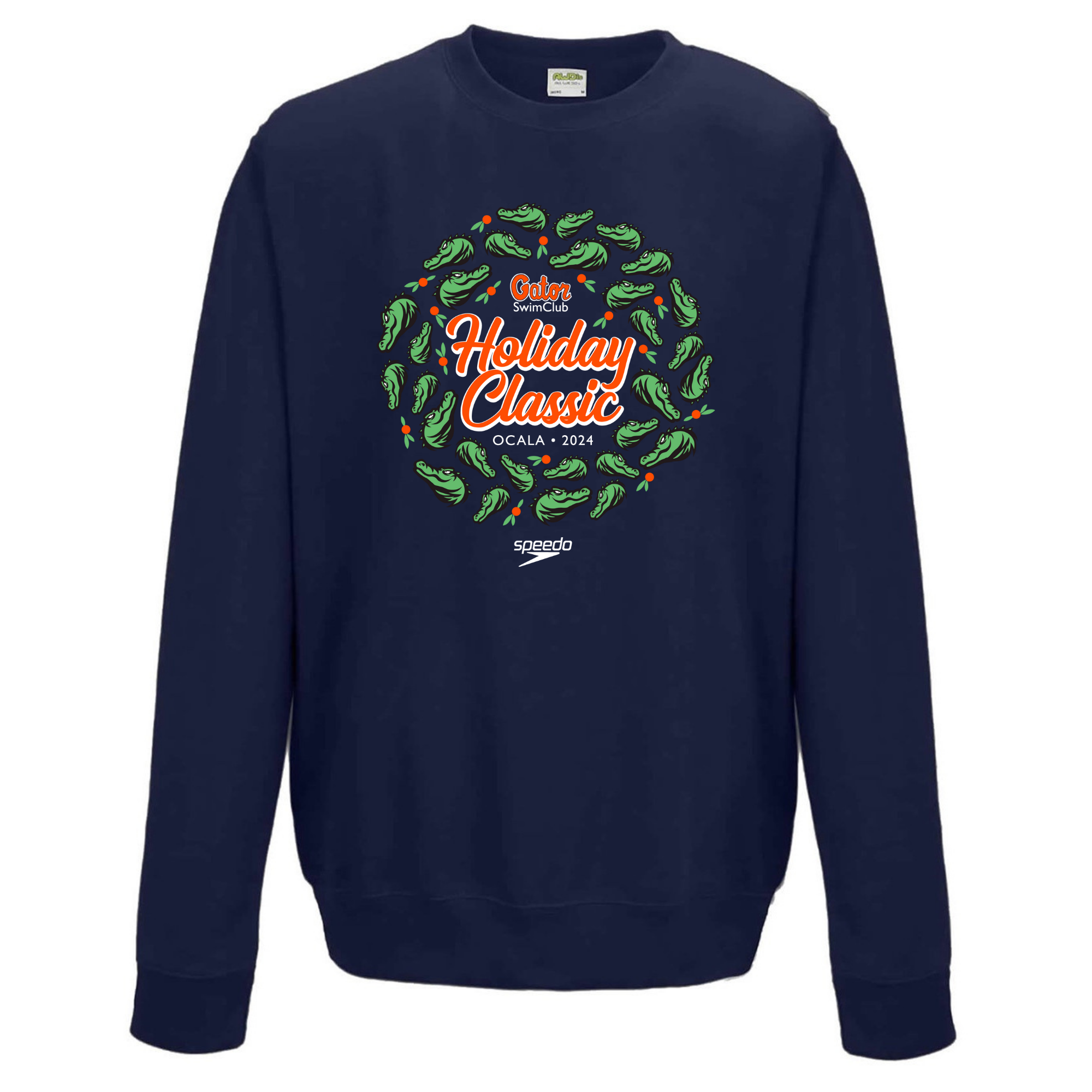 Fleece Crew Neck Sweatshirt Front Logo (Customized) - 2024 Speedo Holiday Classic