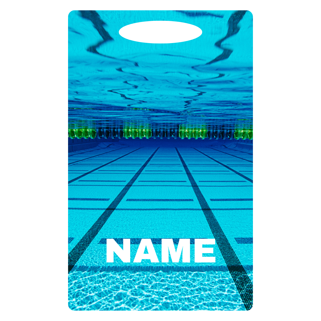 Aluminum Bag Tag (Customized) - Pool