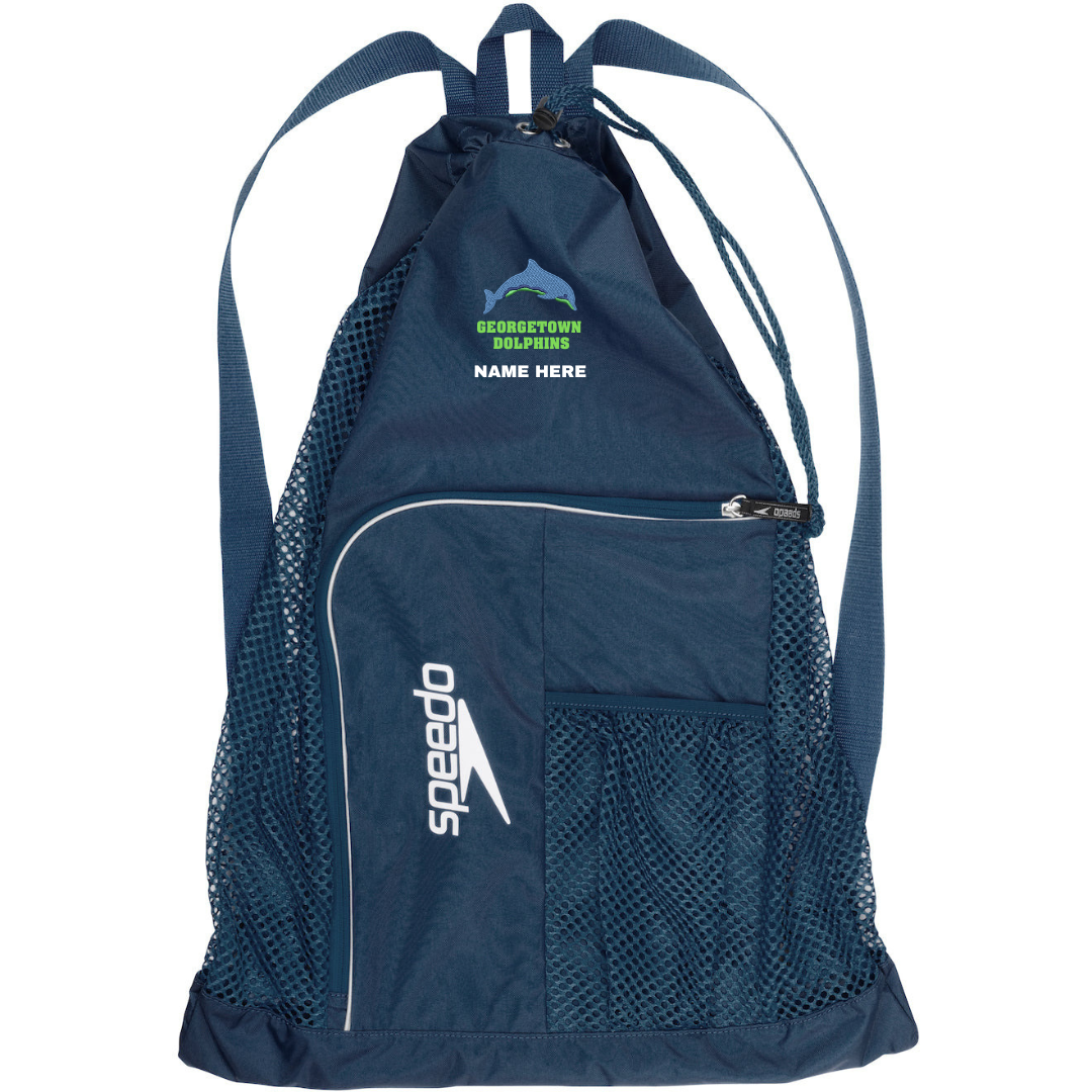 Speedo Deluxe Ventilator Backpack (Customized) - Georgetown Dolphins
