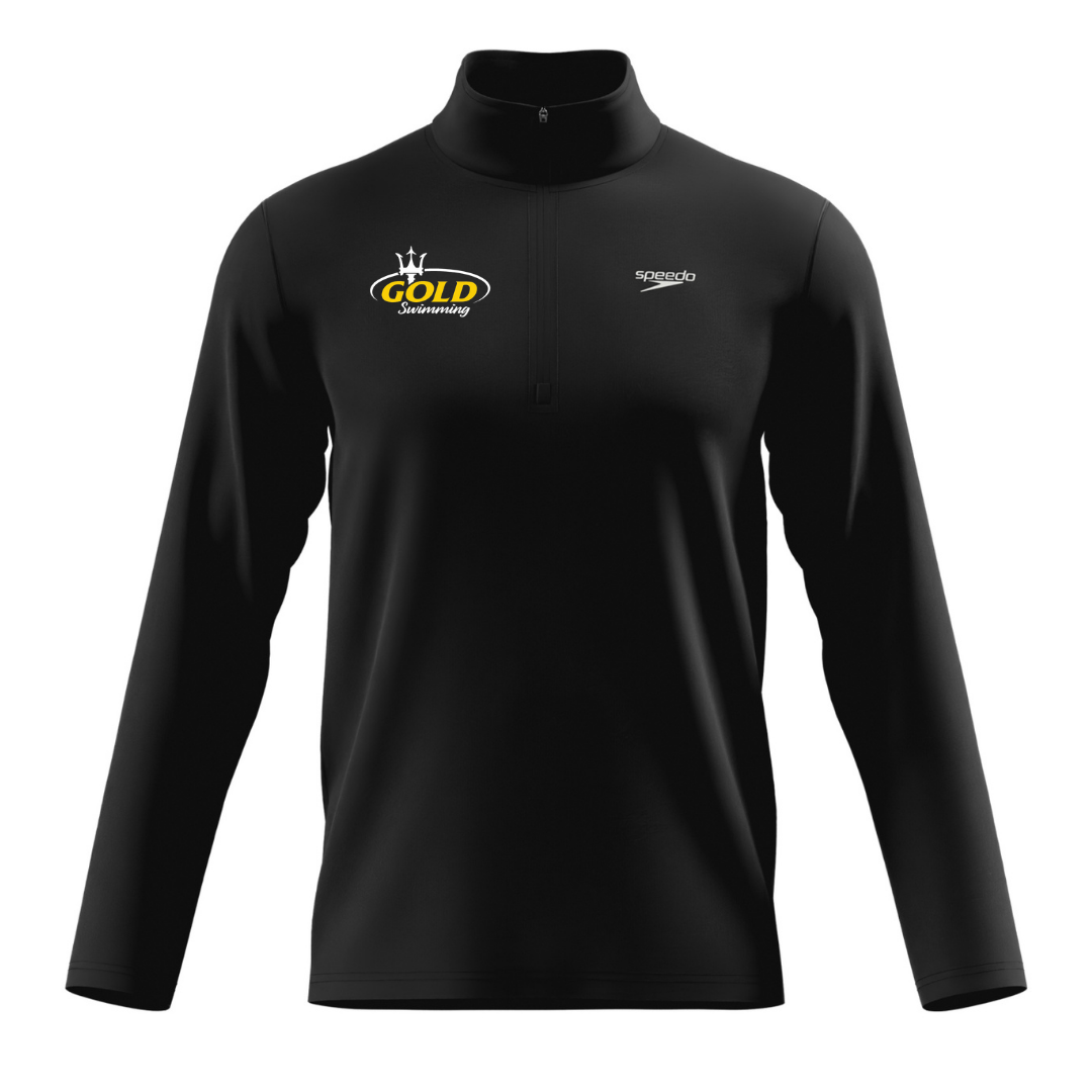 Speedo Unisex Lightweight Jersey 1/4 Zip (Customized) - Chattahoochee Gold