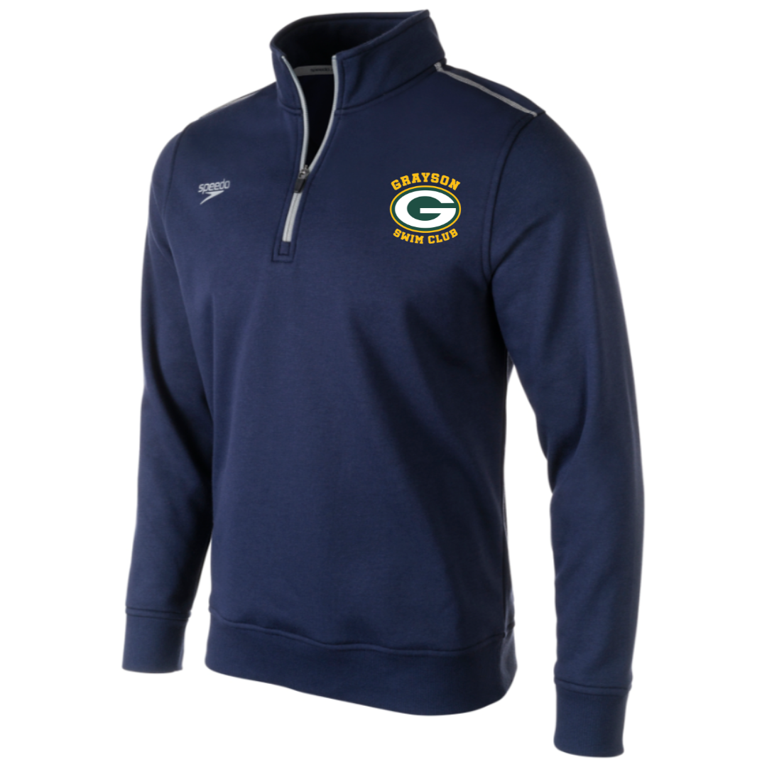 Speedo 1/4 Zip Fleece Sweatshirt (Customized) - Grayson Swim Club