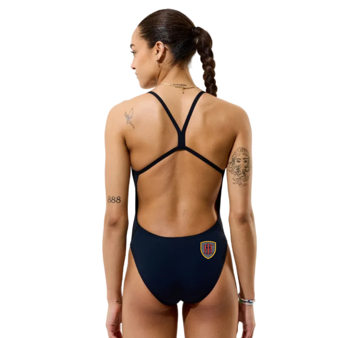 Speedo Endurance+ Max V-Back - Solid Black (Embroidered) - Holy Innocents'