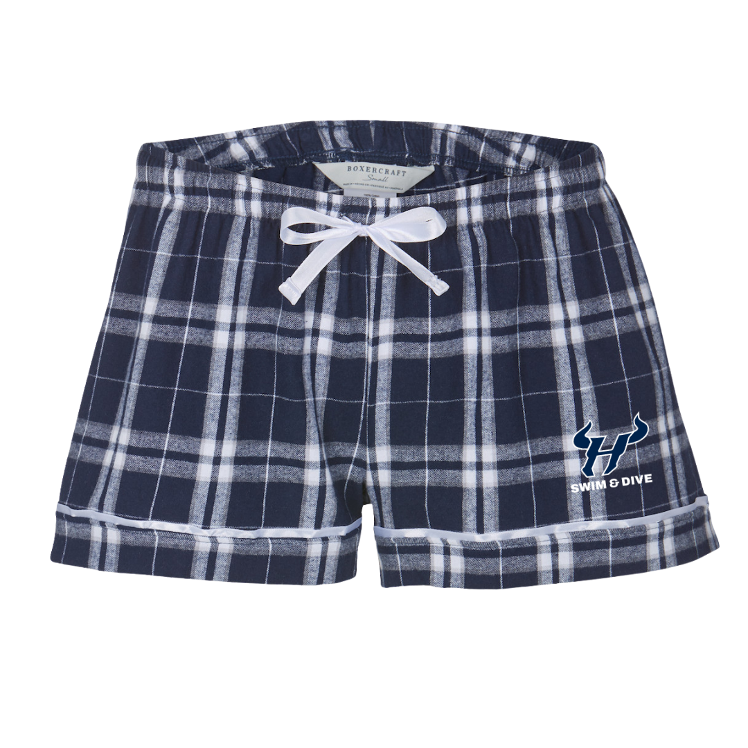 Boxercraft Women's Flannel Short (Heat Press) - Hickory Ridge HS