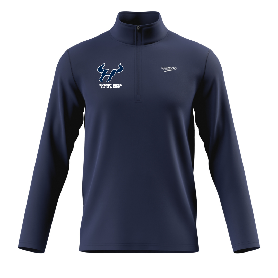 Speedo Unisex Lightweight Jersey 1/4 Zip (Customized) - Hickory Ridge HS
