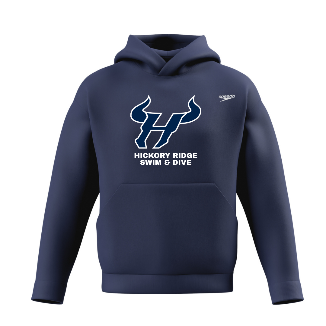 Speedo Unisex Team Fleece Hoodie (Customized) - Hickory Ridge HS