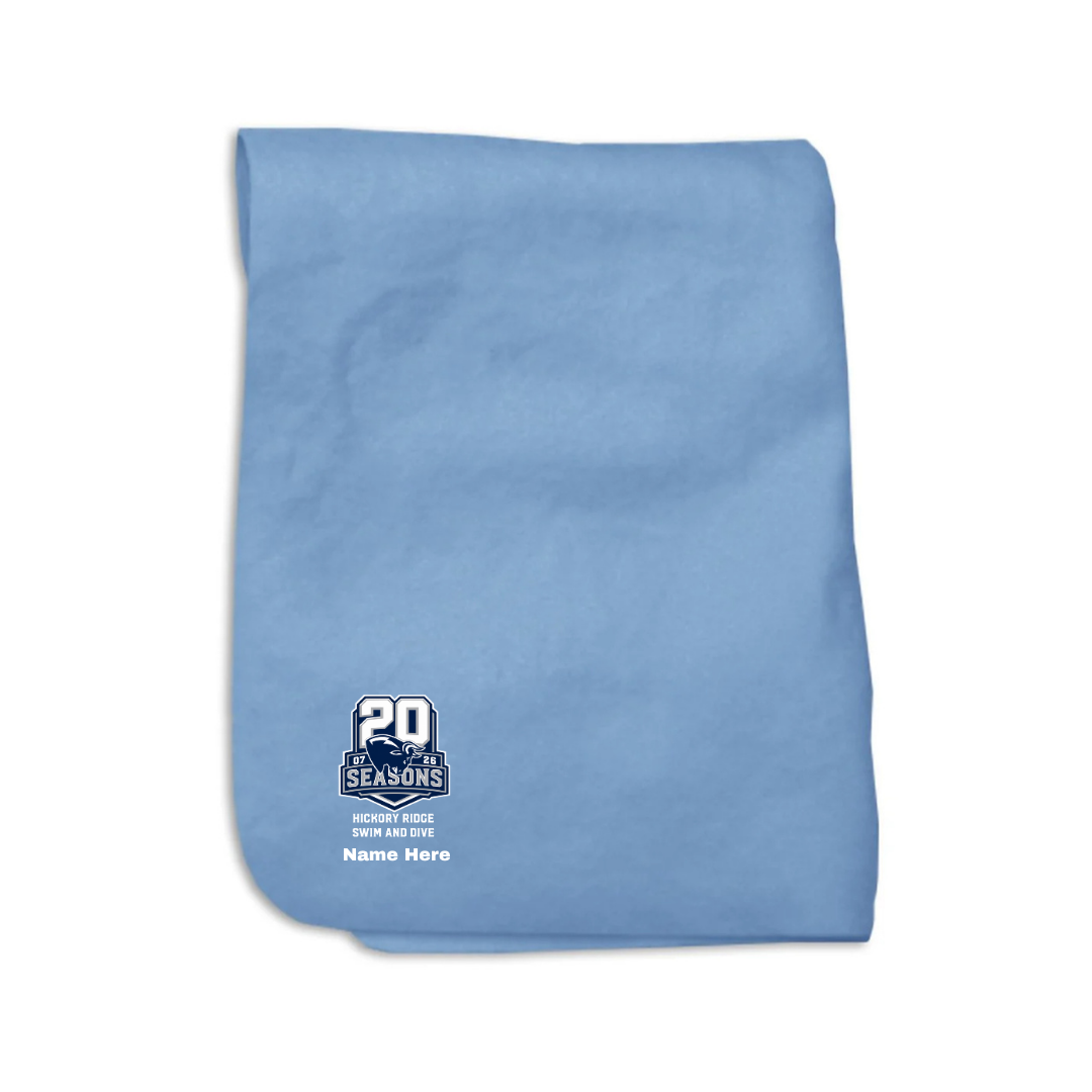 20th Season Speedo Sports Towel (Customized) - Hickory Ridge HS