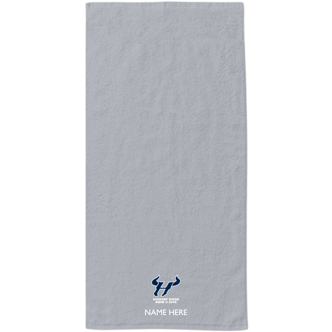 34" x 70" Velour Towel (Customized) - Hickory Ridge