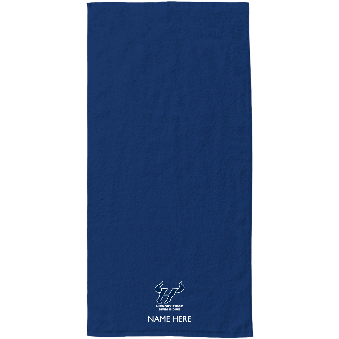 34" x 70" Velour Towel (Customized) - Hickory Ridge