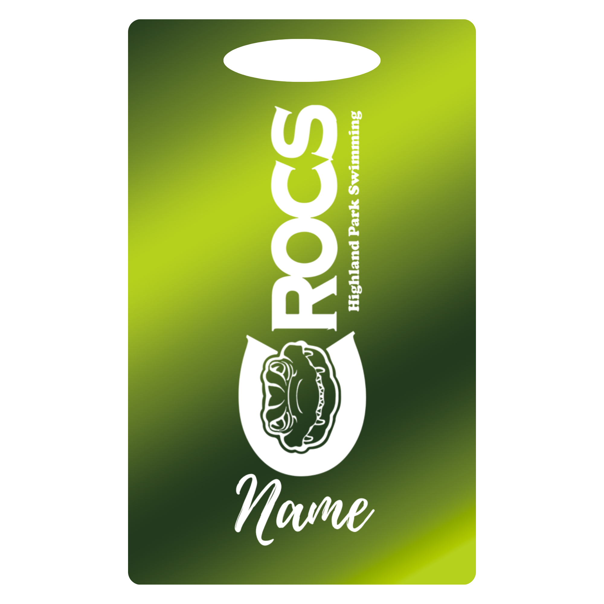 Aluminum Bag Tag (Customized) - Team Name (Copy)