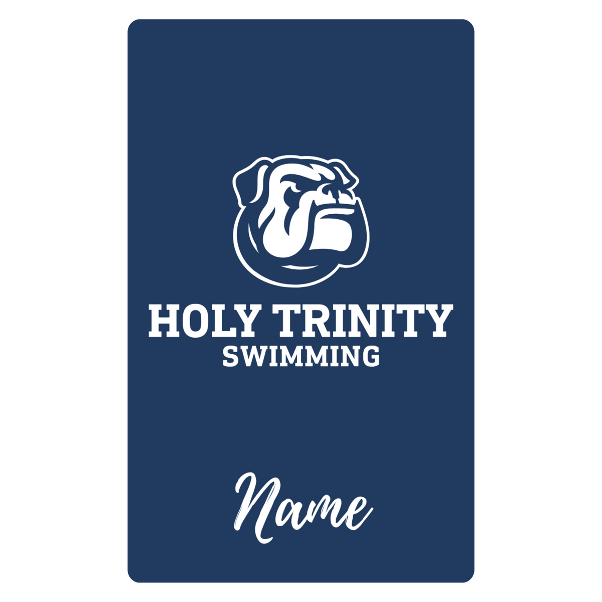 Aluminum Bag Tag (Customized) - Holy Trinity