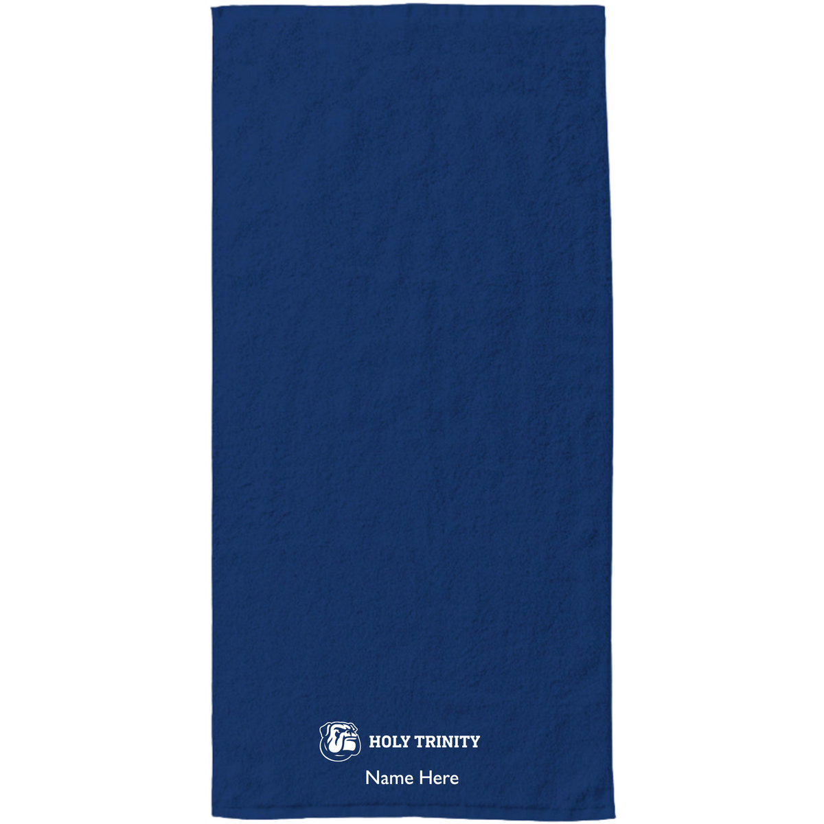 34" x 70" Velour Towel (Embroidered) - Holy Trinity