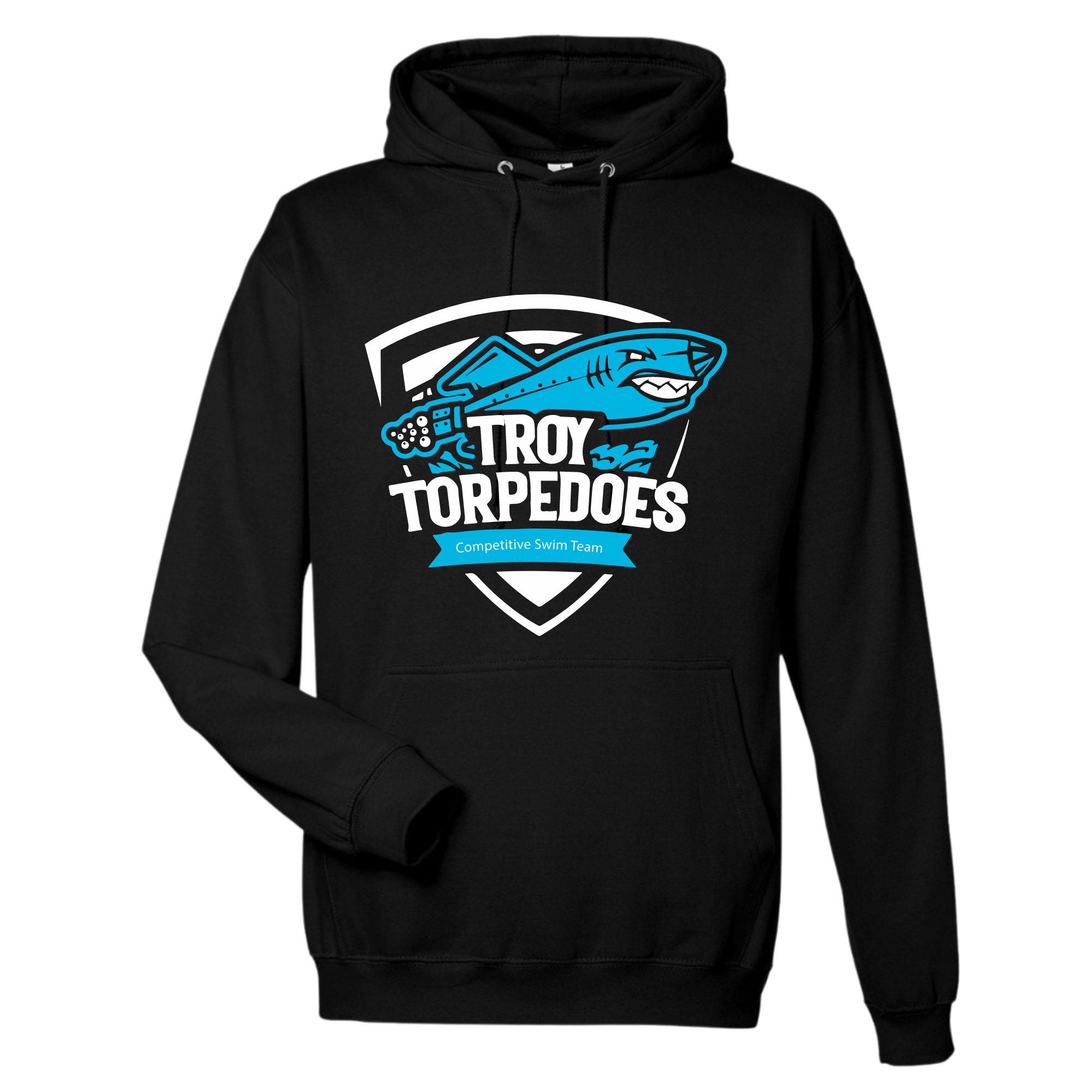 Medium Weight Unisex Hooded Sweatshirt #2 (Customized) - Troy Torpedoes