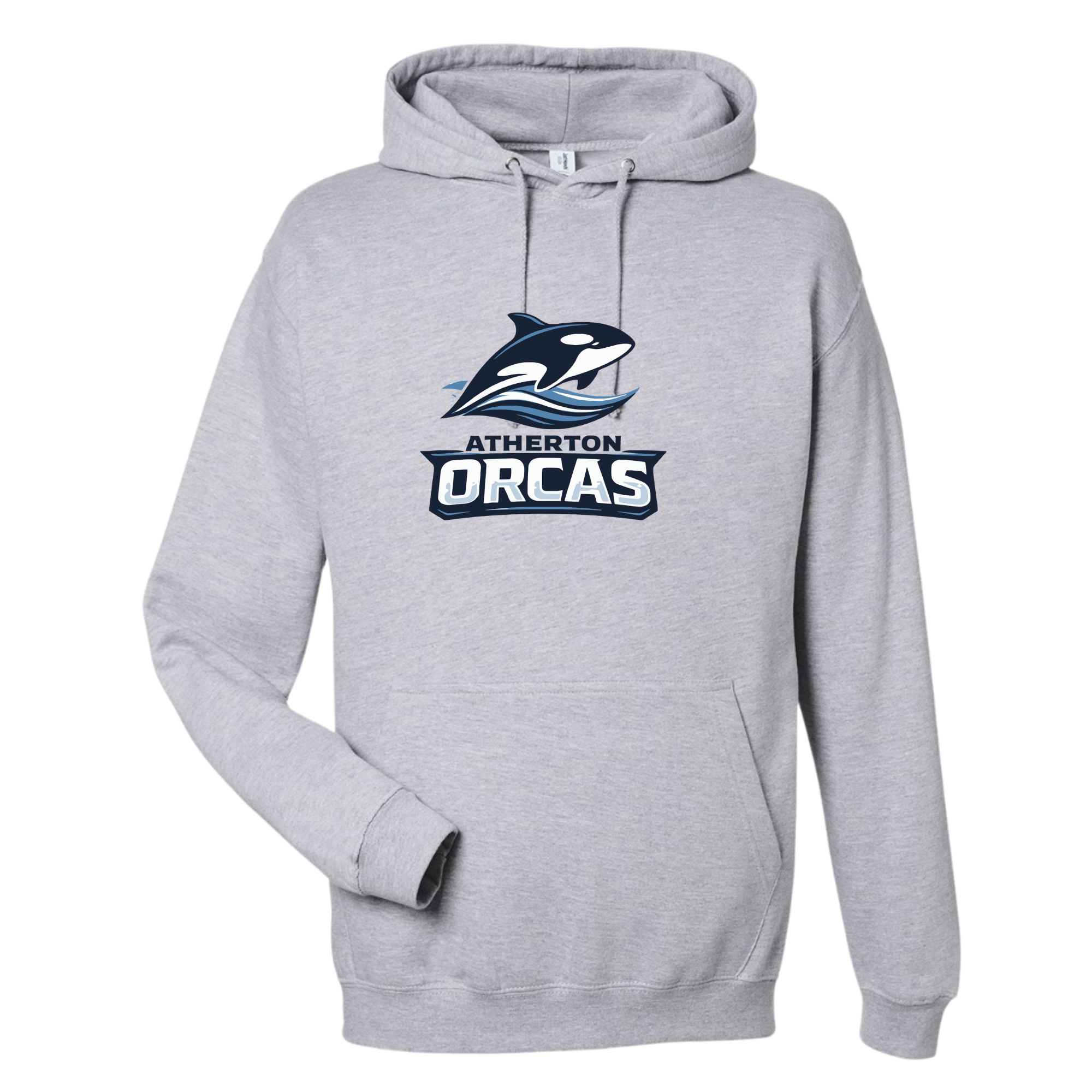 Medium Weight Unisex Hooded Sweatshirt (Customized) - Atherton Orcas