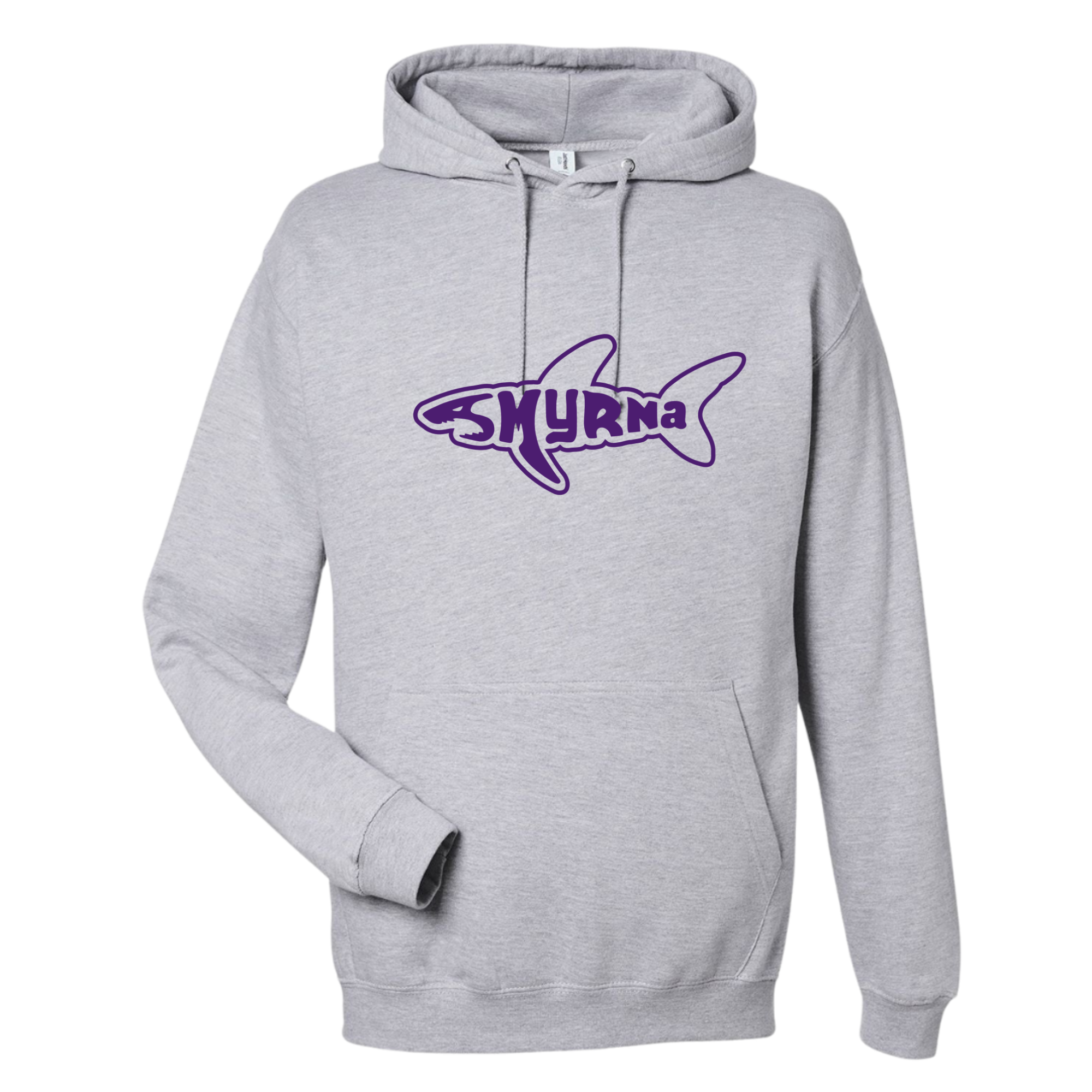 Medium Weight Unisex Hooded Sweatshirt (Customized) - Smyrna Sharks