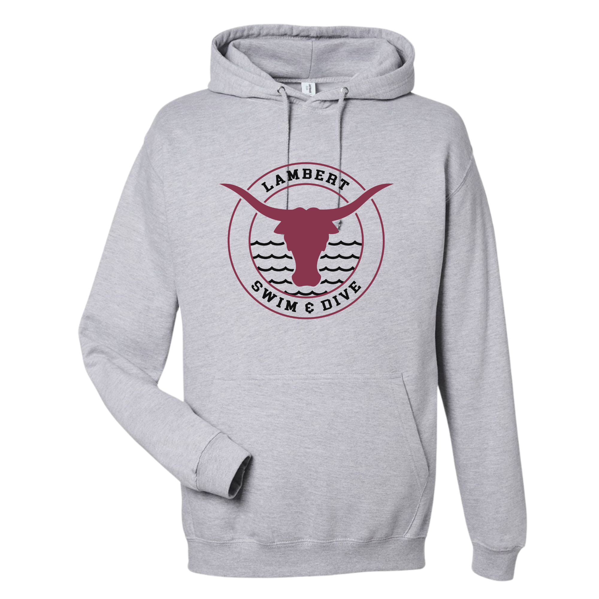 Medium Weight Unisex Hooded Sweatshirt Design #1 - Lambert