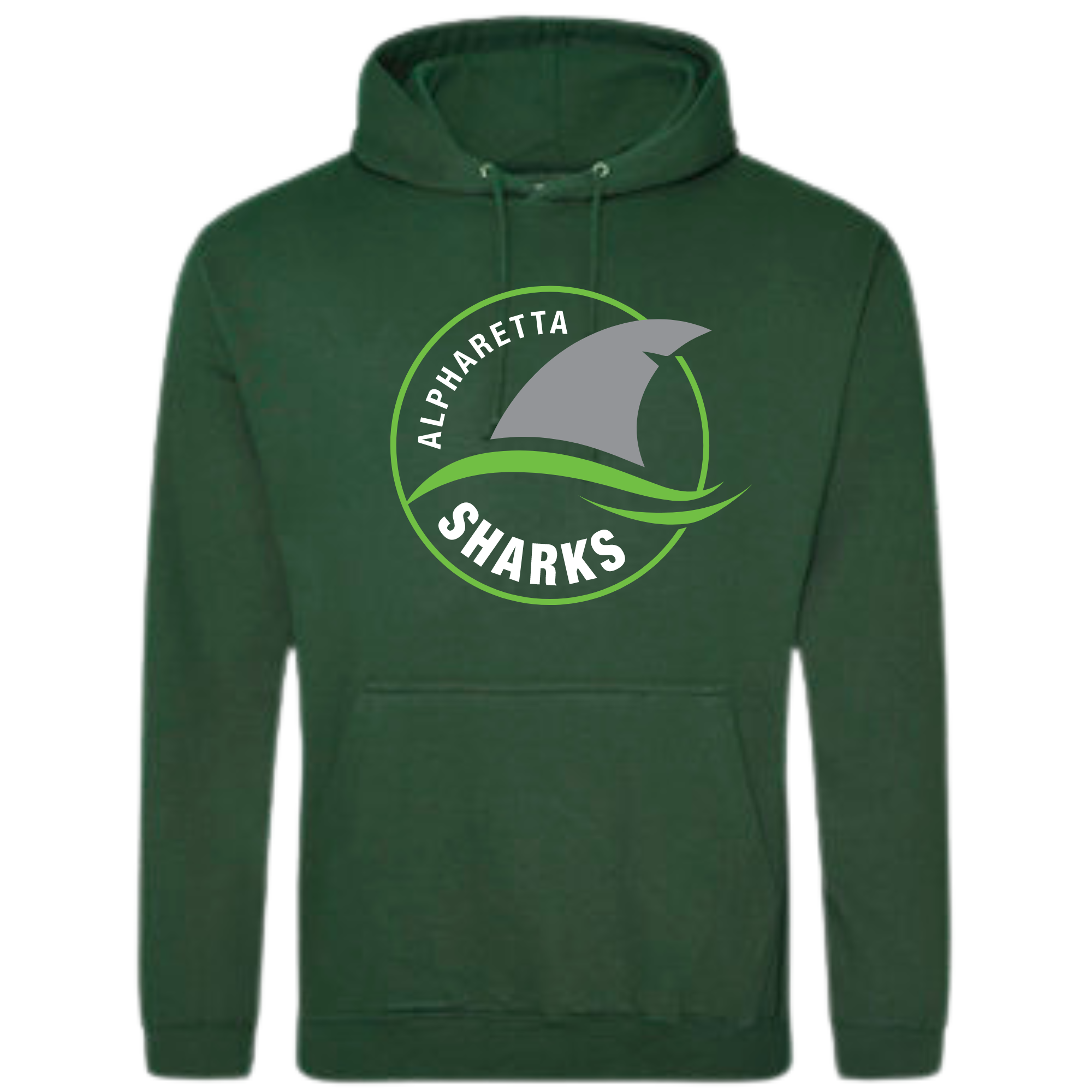 Medium Weight Unisex Hooded Sweatshirt #2 (Customized) - Alpharetta Sharks