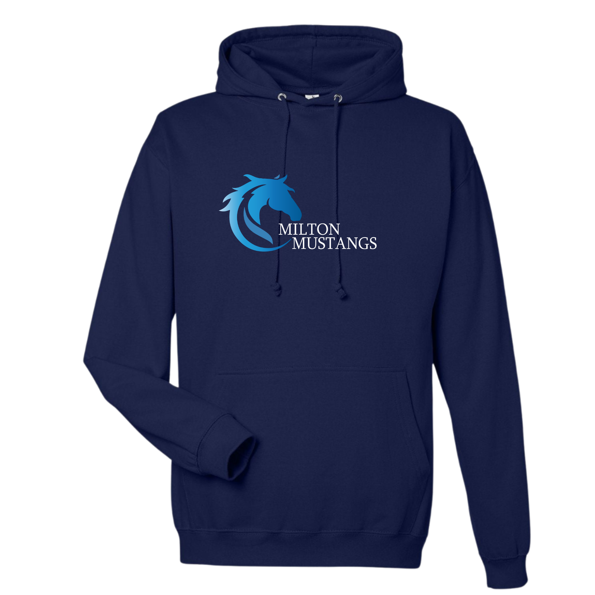 Medium Weight Unisex Hooded Sweatshirt (Customized) - Milton Mustangs