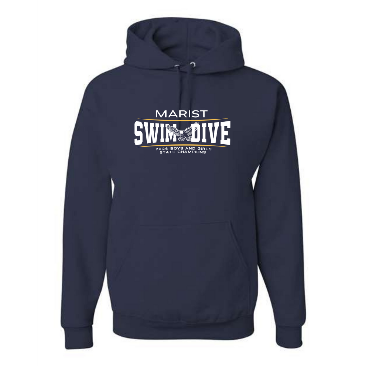 Medium Weight Unisex Hooded Sweatshirt (Customized) - Marist