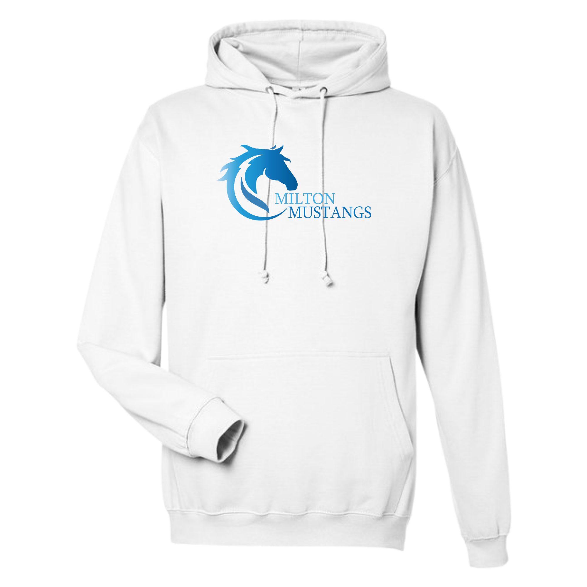 Medium Weight Unisex Hooded Sweatshirt (Customized) - Milton Mustangs