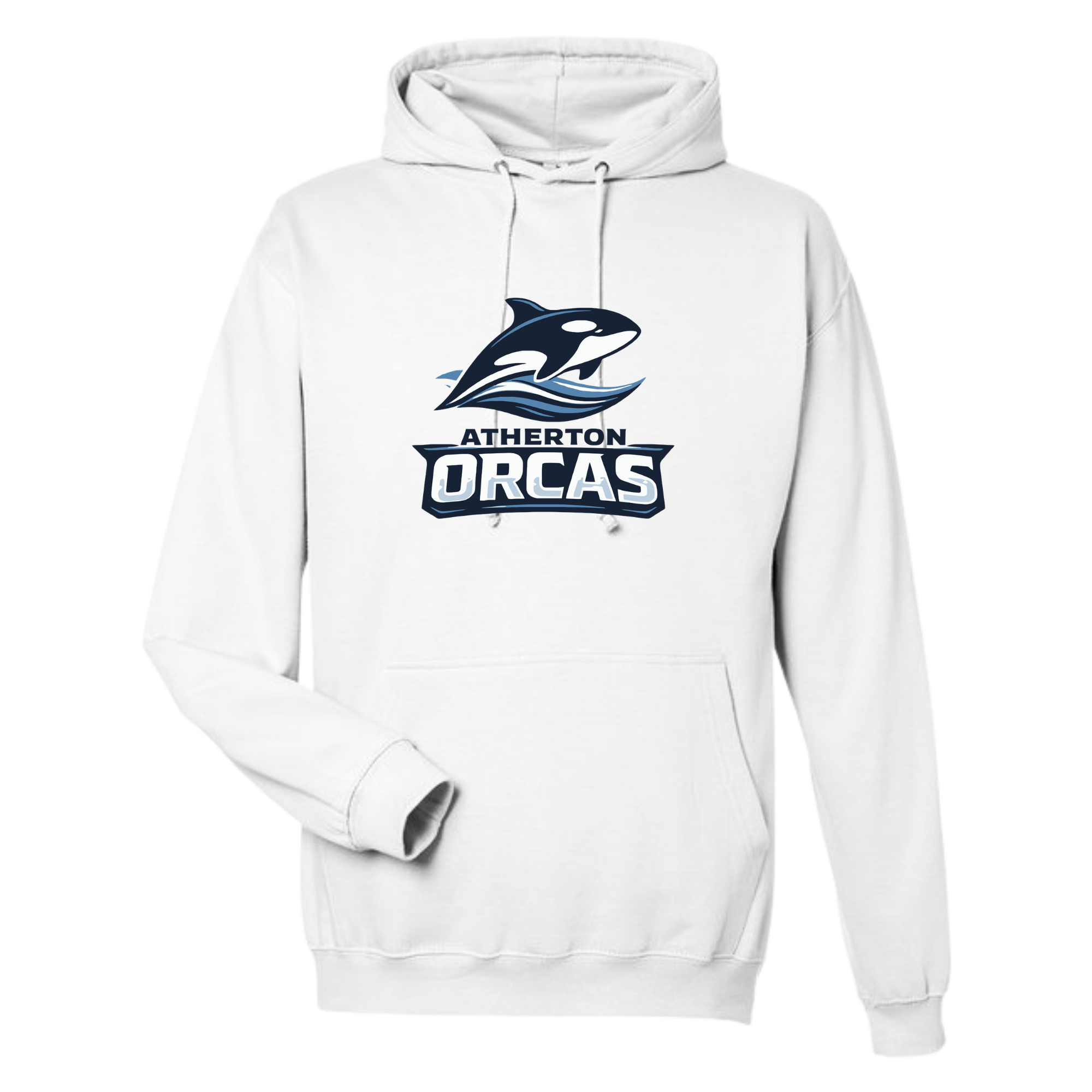 Medium Weight Unisex Hooded Sweatshirt (Customized) - Atherton Orcas