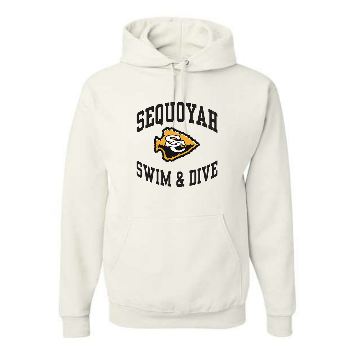 Medium Weight Unisex Hooded Sweatshirt (Customized) - Sequoyah High School