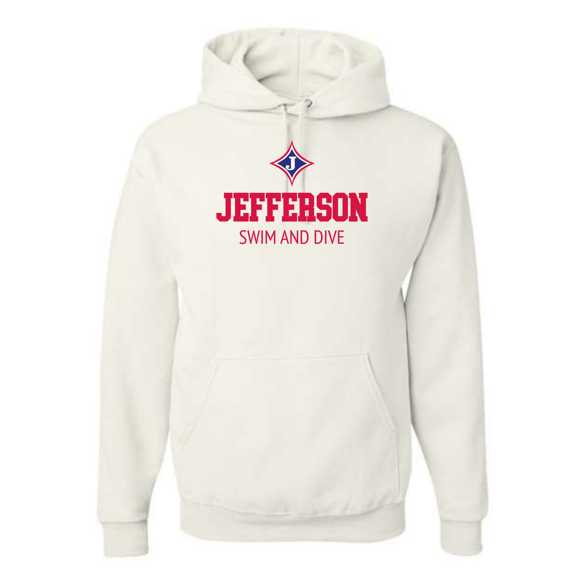 Medium Weight Unisex Hooded Sweatshirt (Customized) - Jefferson