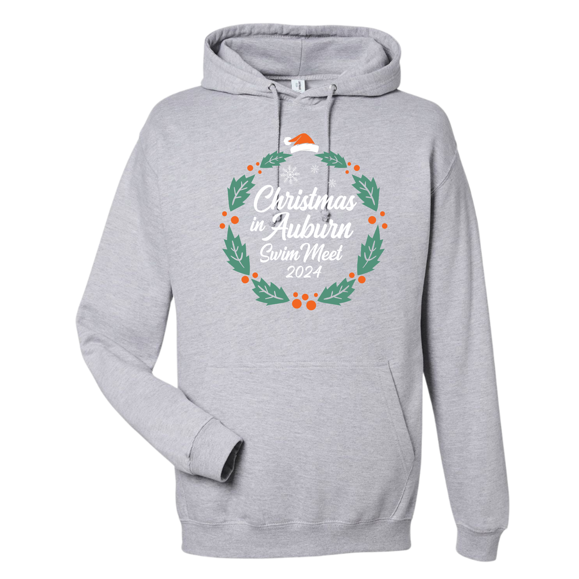 Medium Weight Unisex Hooded Sweatshirt (Customized) - Christmas in Auburn