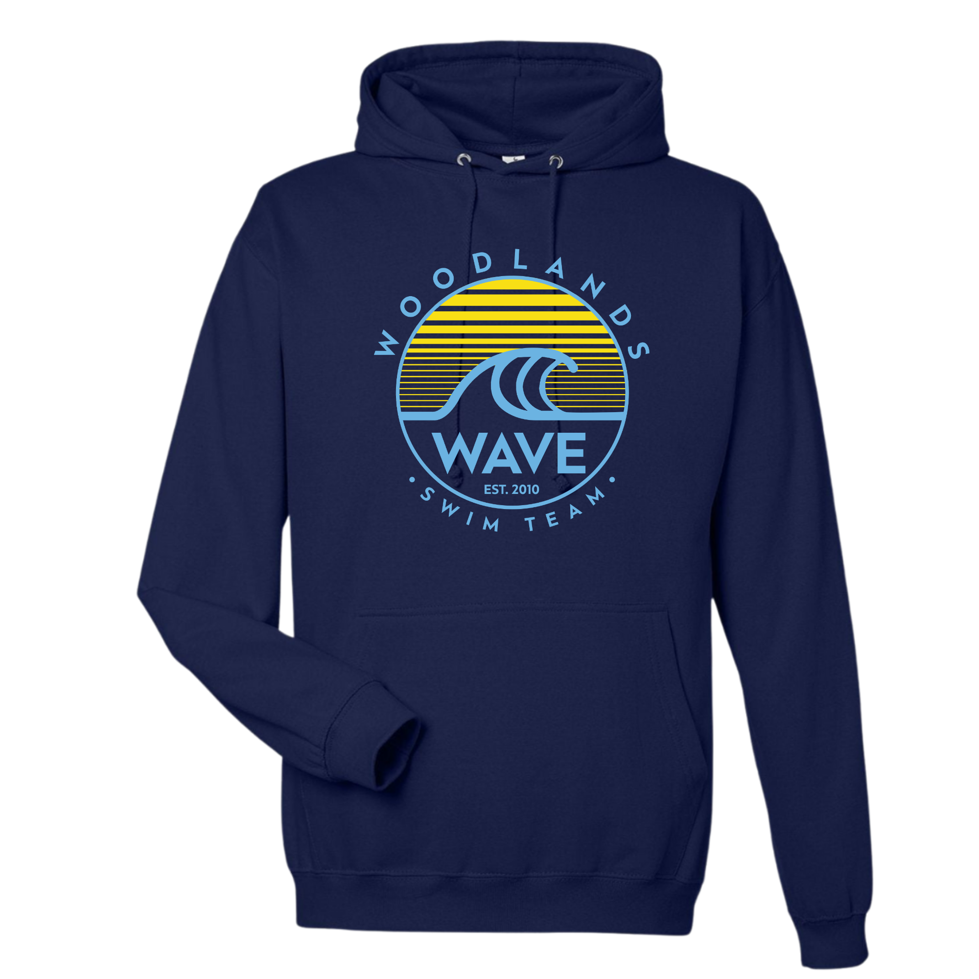 Medium Weight Unisex Hooded Sweatshirt (Customized) - Woodlands Wave
