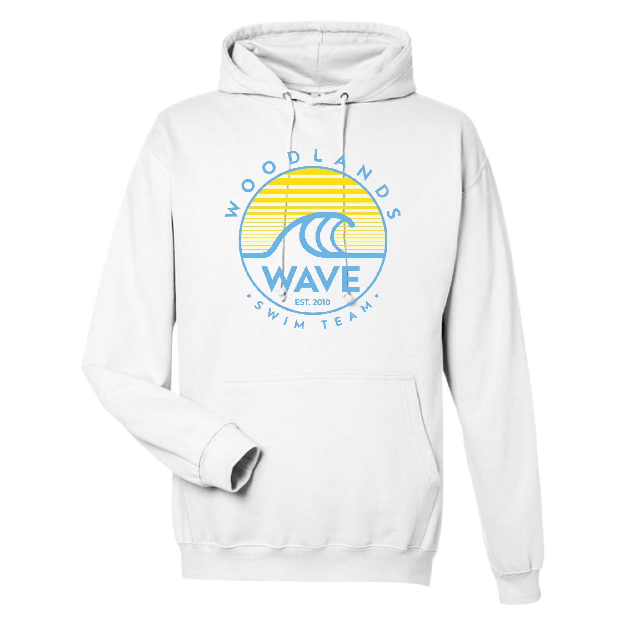 Medium Weight Unisex Hooded Sweatshirt (Customized) - Woodlands Wave