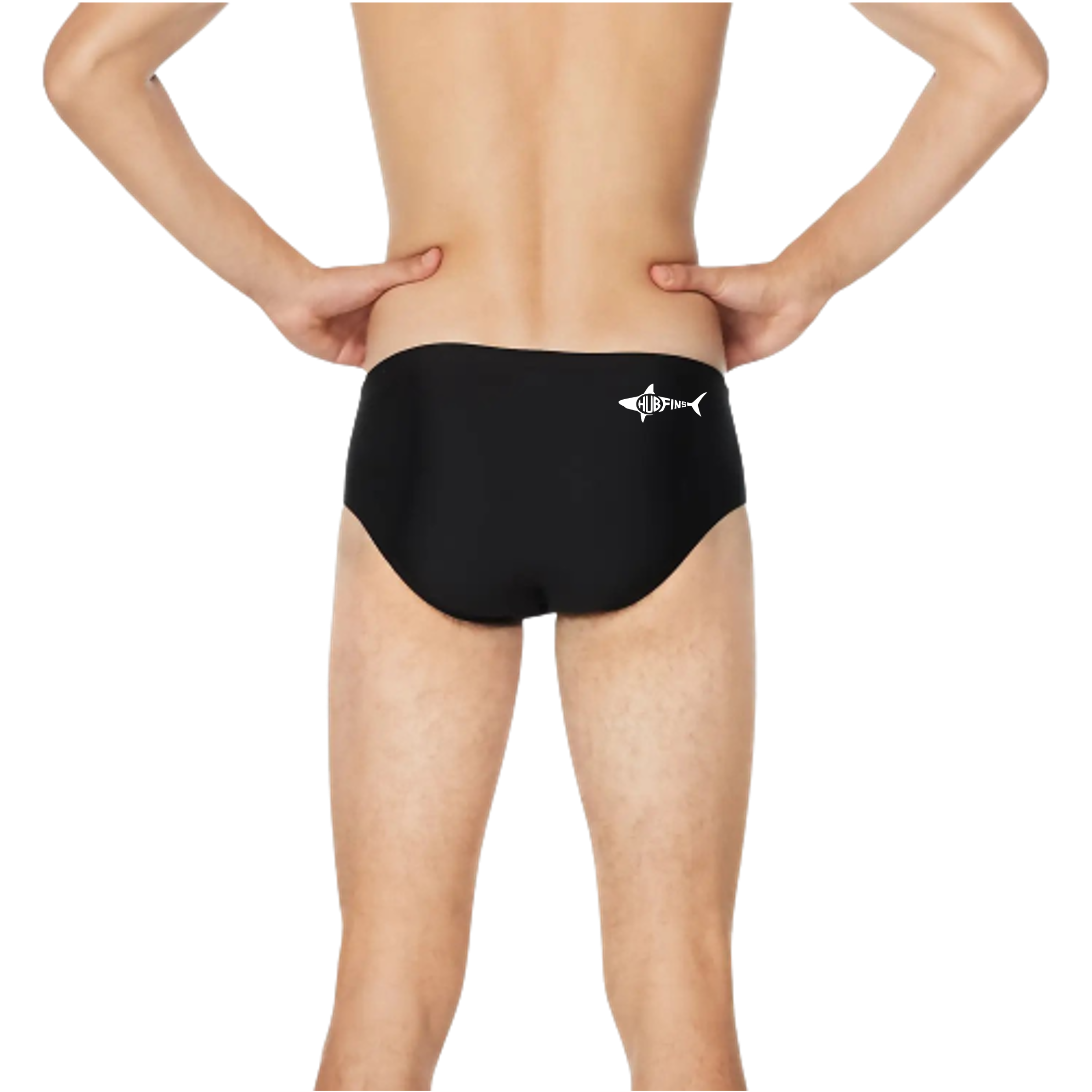 Speedo Endurance+ Brief (Team logo white) - Hub Fins