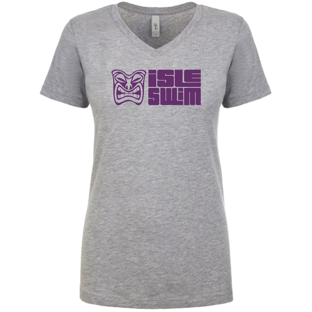 Ladies V Neck T-Shirt (Customized) - Isle Swim