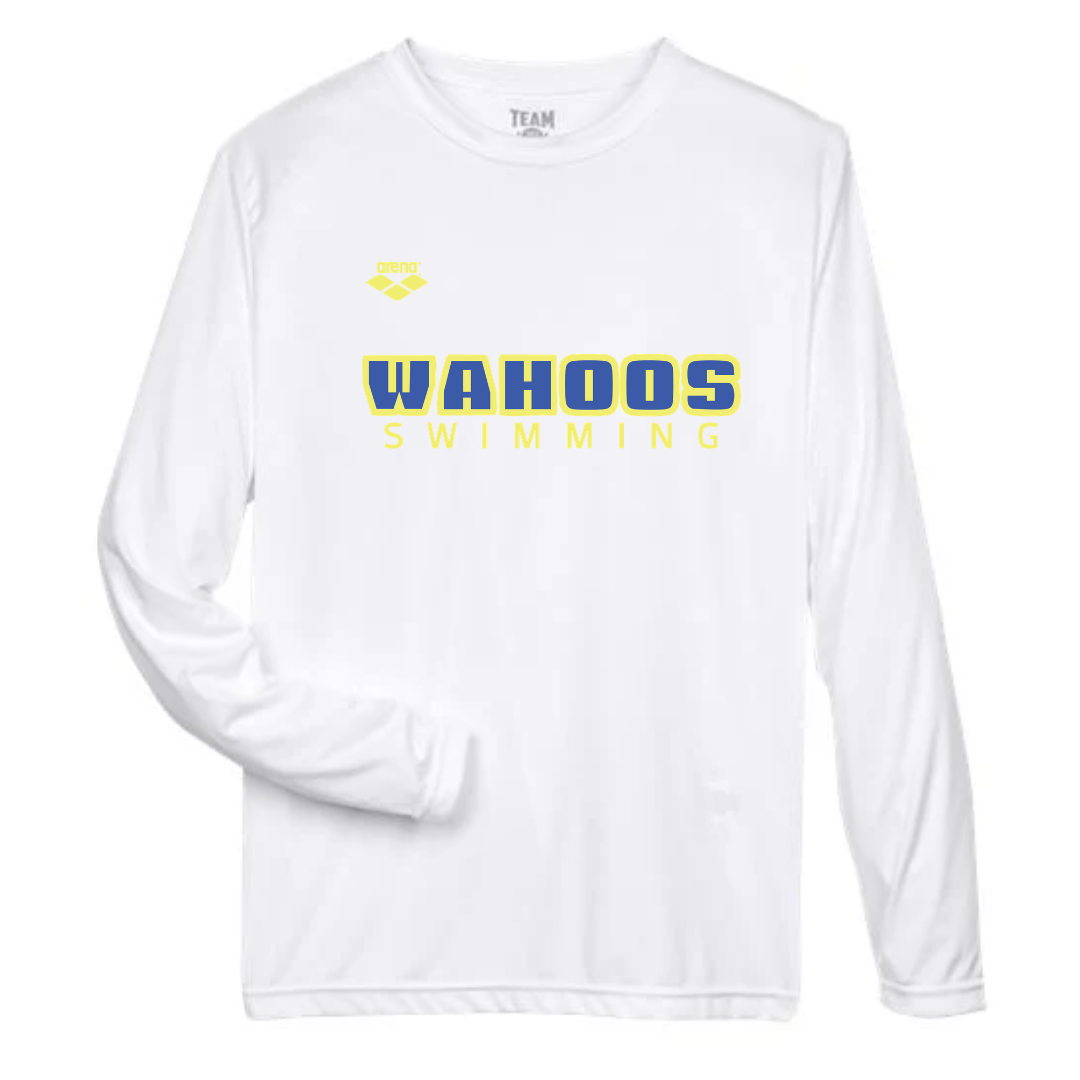 UV 40+ Protection Performance Long-Sleeve Tee (Customized) - Wahoos of Jacksonville