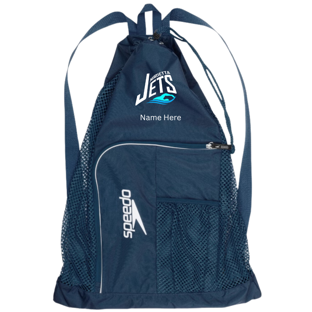 Speedo Deluxe Ventilator Backpack (Customized) - Marietta Jets