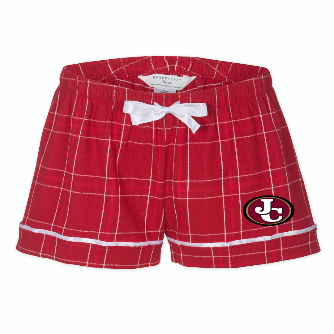 Boxercraft Women's Flannel Short (Customized) - John's Creek High School