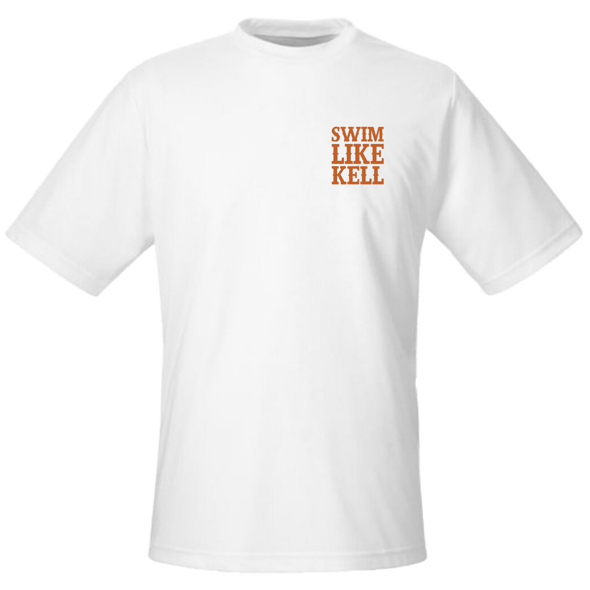Kell Swim Short Sleeve Performance T-Shirt (Heat Pressed) - Kell High School