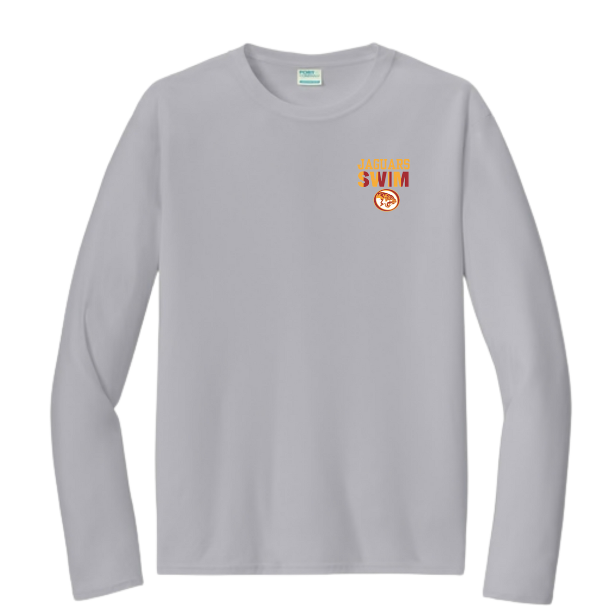 'Swim Mom' Performance Long-Sleeve Tee (Heat Pressed) - King Middle School