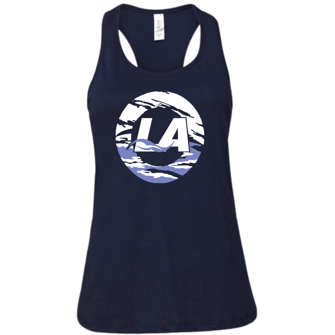 Ladies' Racerback Flowy Tank (Customized) - Lanier Aquatics