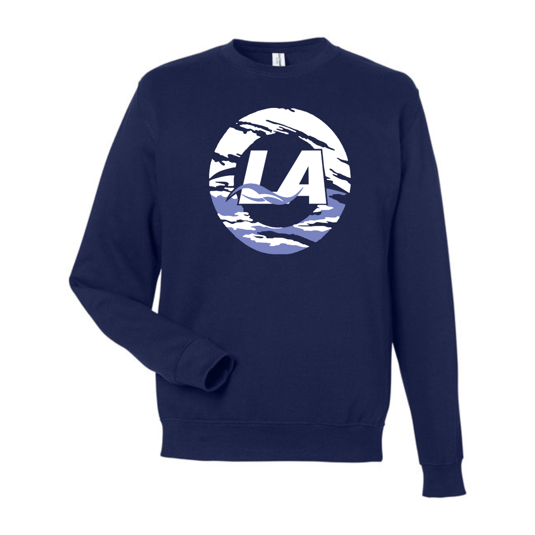 Medium Weight Unisex Crew Neck Sweatshirt (Customized) - Lanier Aquatics