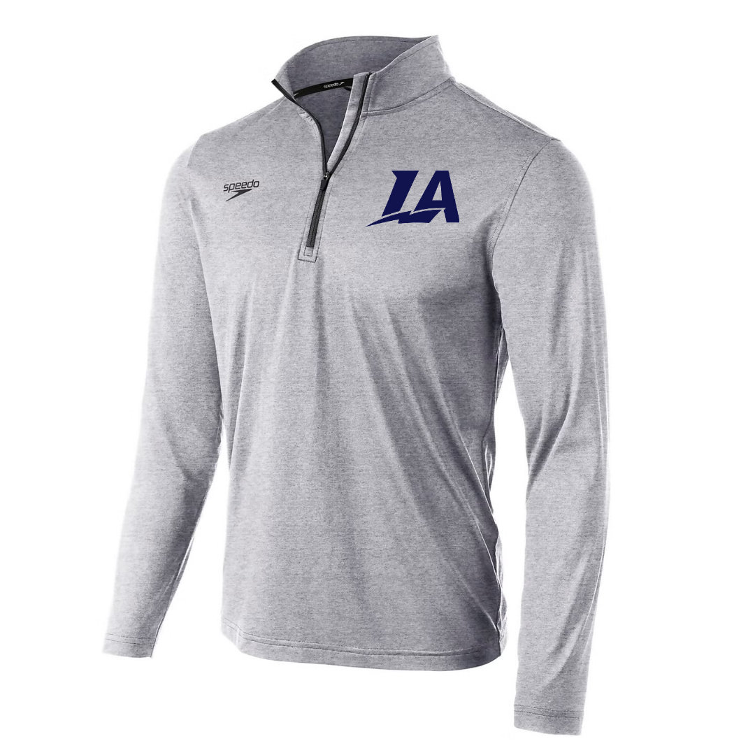 Speedo 1/4 Zip Fleece Sweatshirt (Customized) - Lanier Aquatics