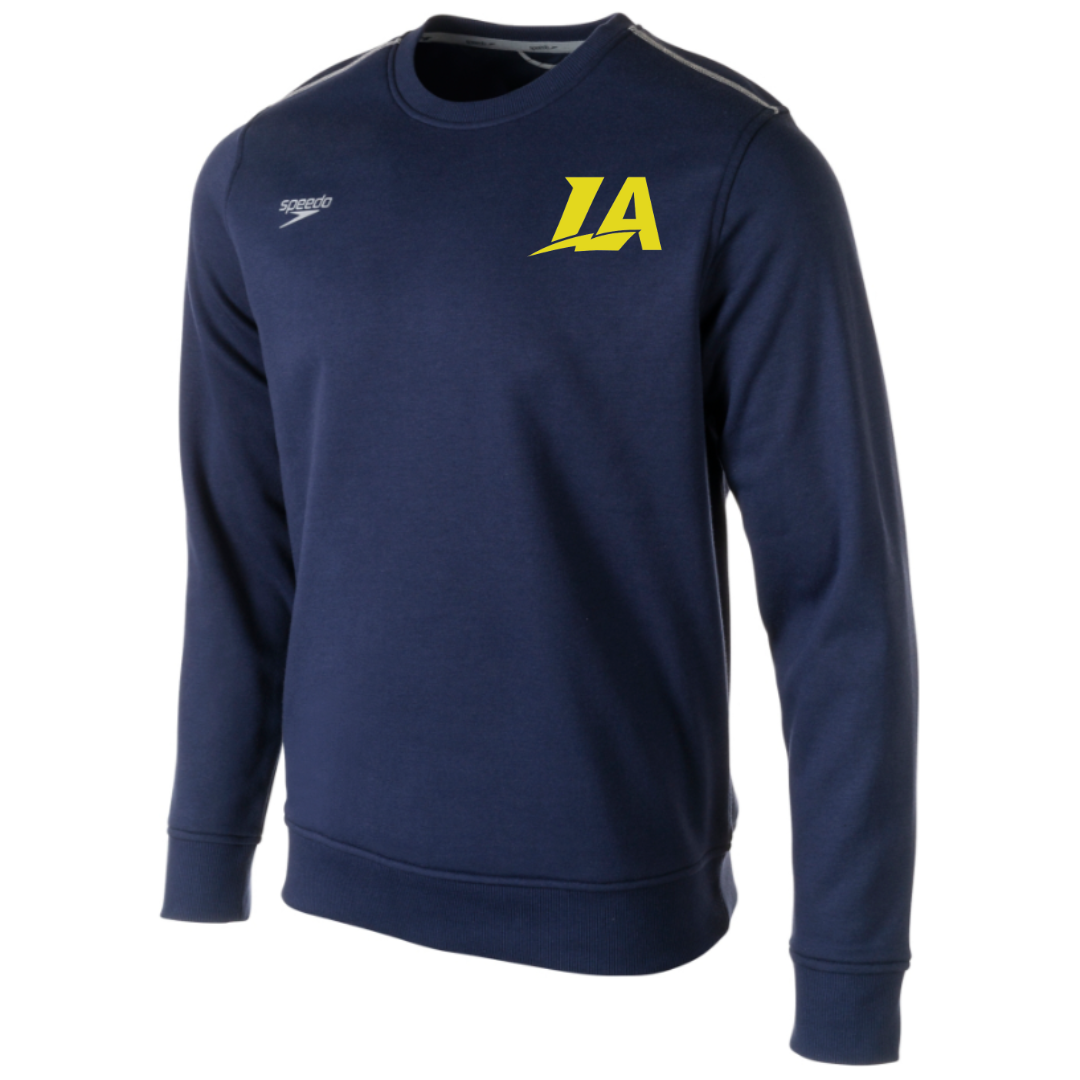 Speedo Fleece Crew Neck Sweatshirt (Customized) - Lanier Aquatics